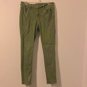 Old Navy Rockstar Super Skinny Forest Green